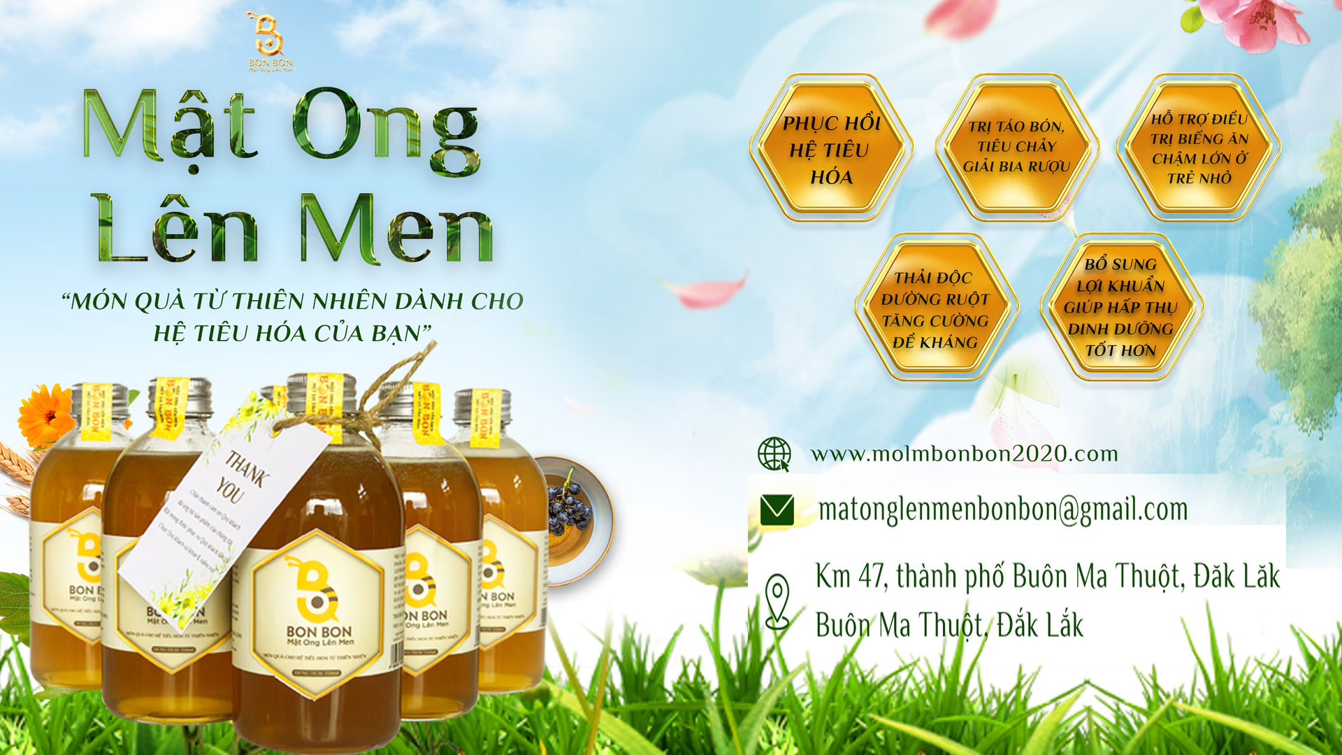 Mật Ong Lên Men Bon Bon Giá Sỉ