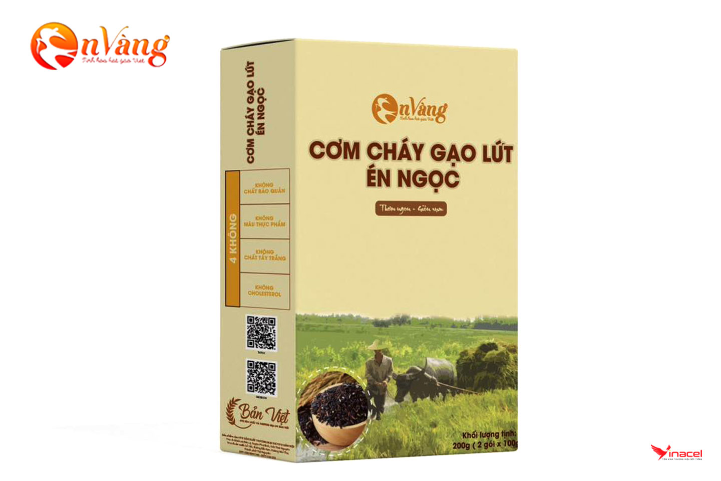 Cơm Cháy Gạo Lứt Én Ngọc Bản Việt - OCOP 3 Sao Thái Nguyên