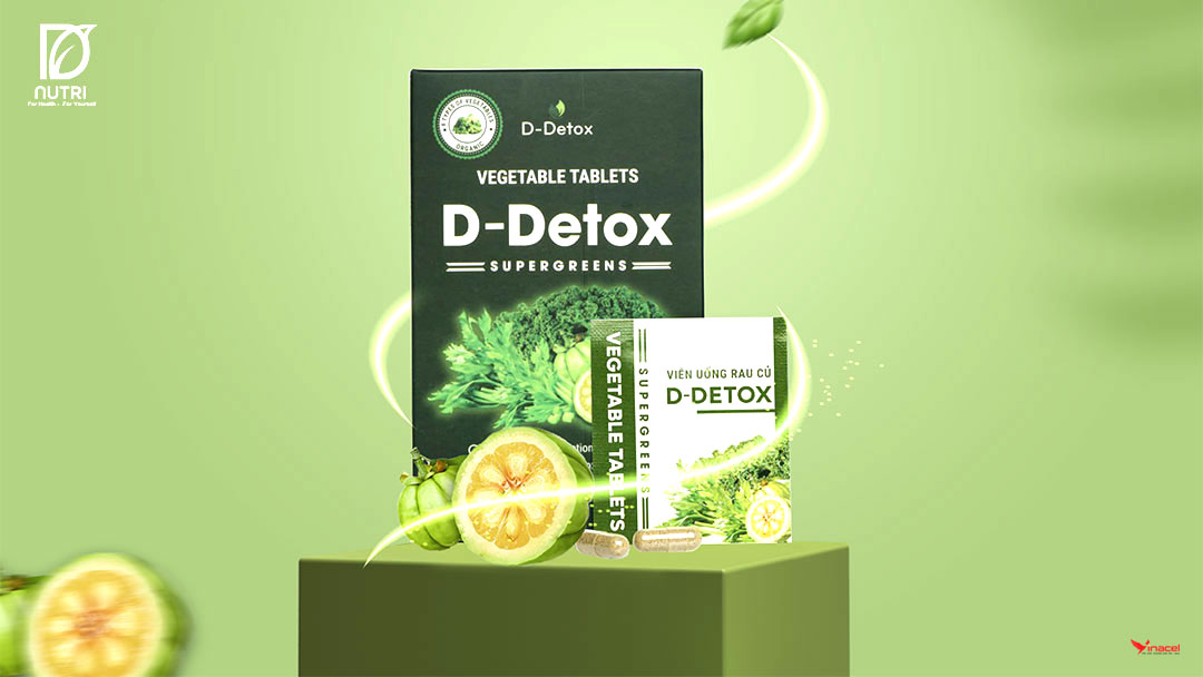 Viên Uống Rau Củ D-Detox D-Nutri - Bổ Sung Chất Xơ Tự Nhiên