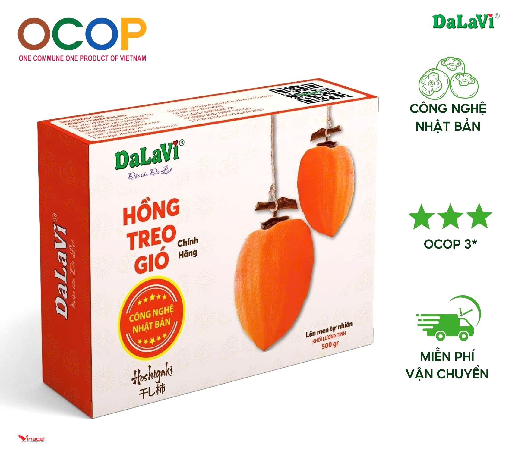 Hồng Treo Gió Thượng Hạng DaLaVi – OCOP 3 Sao Đà Lạt