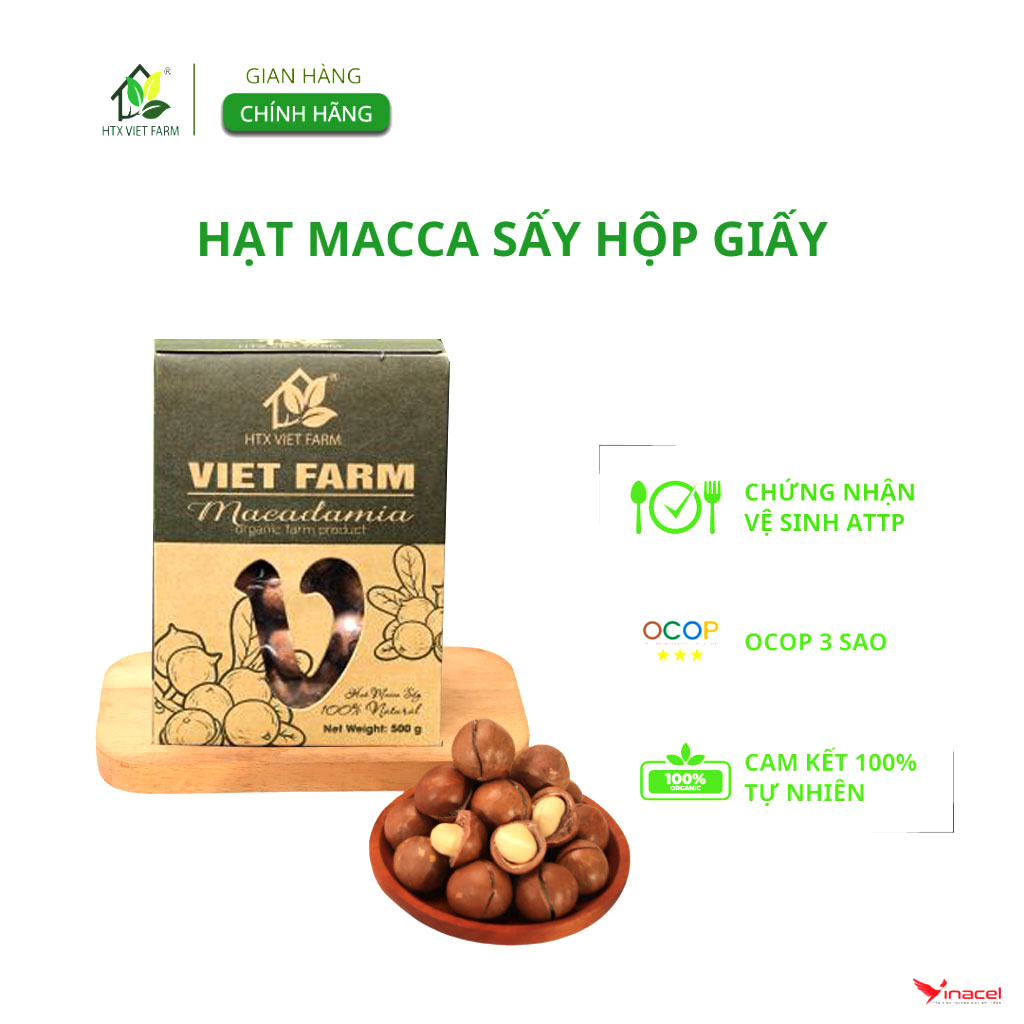 Hạt Macca Sấy Loại 1 VietFarm - OCOP 3 Sao Đắk Lắk