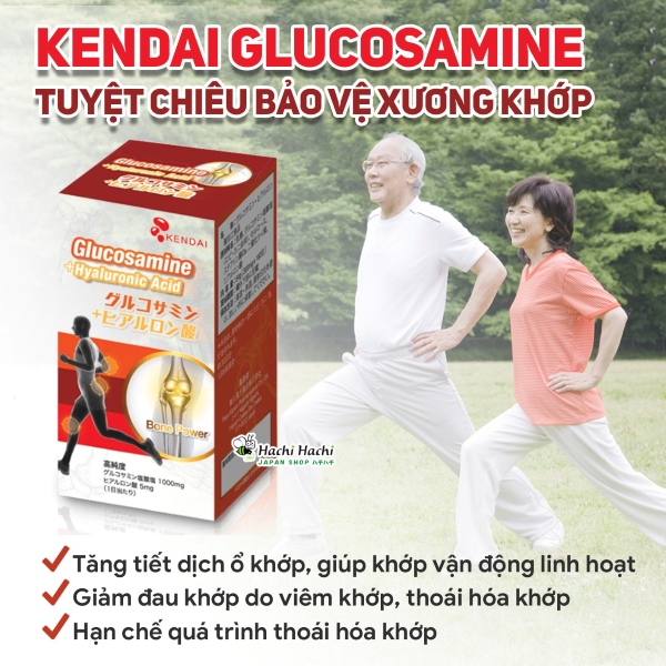 TPBVSK Kendai Glucosamine Có Tốt Không? Mua Ở Đâu Chính Hãng, Uy Tín, Chất Lượng?