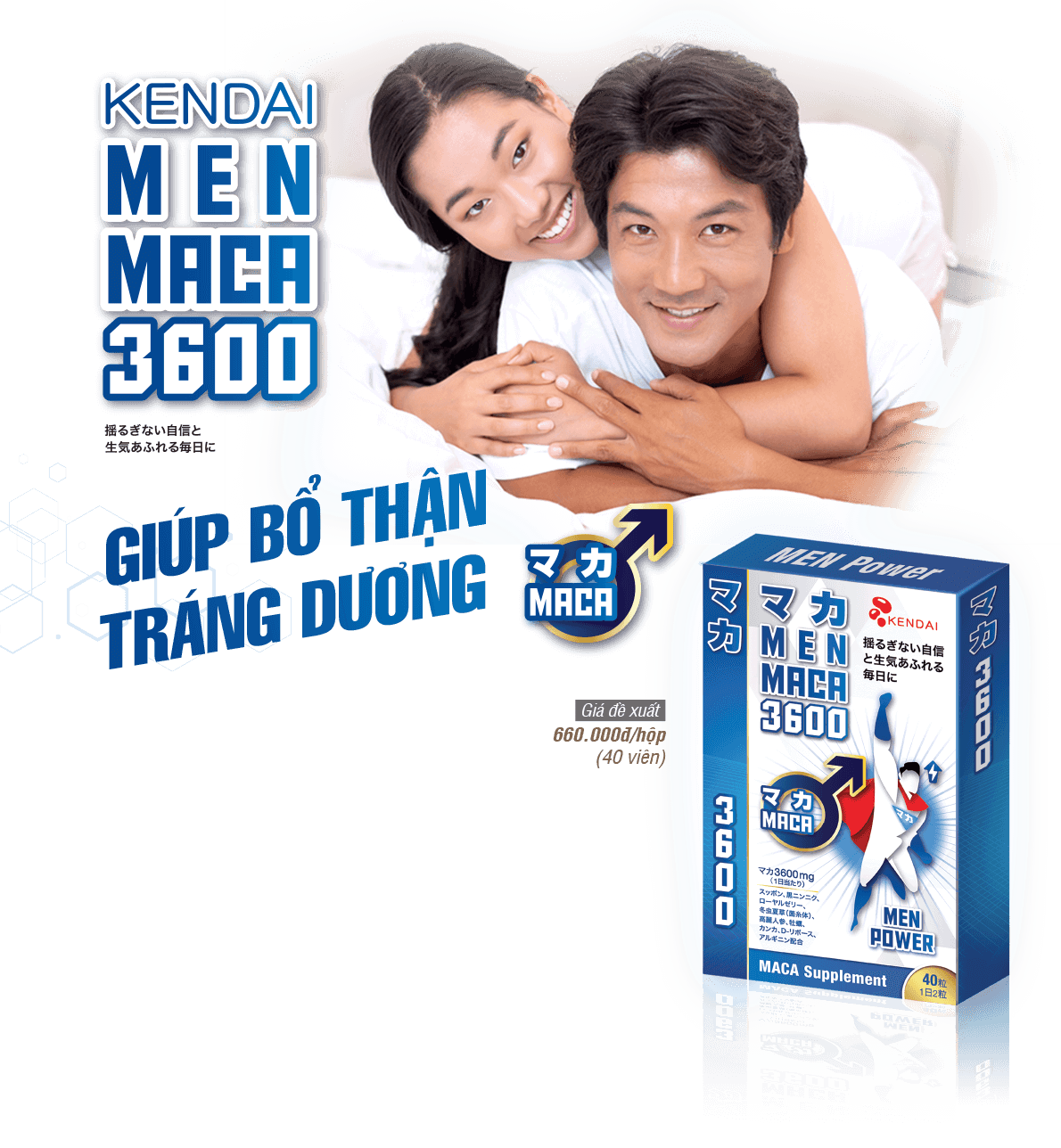 TPBVSK Viên Uống Kendai Men Maca 3600 Mua Ở Đâu? Giá Bao Nhiêu? Có Tốt Không?