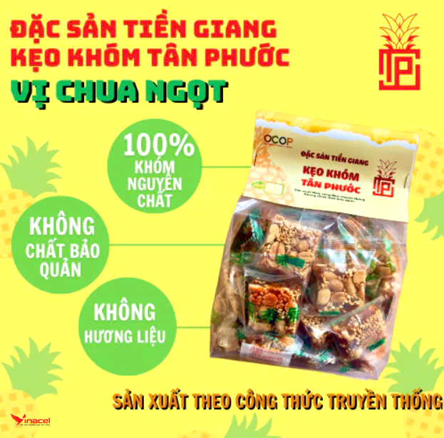 Kẹo Khóm Tân Phước – OCOP 3 Sao Tiền Giang