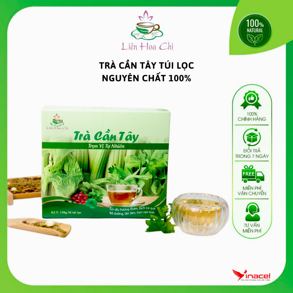 Trà Cần Tây Liên Hoa Chi - OCOP 3 Sao Phú Thọ