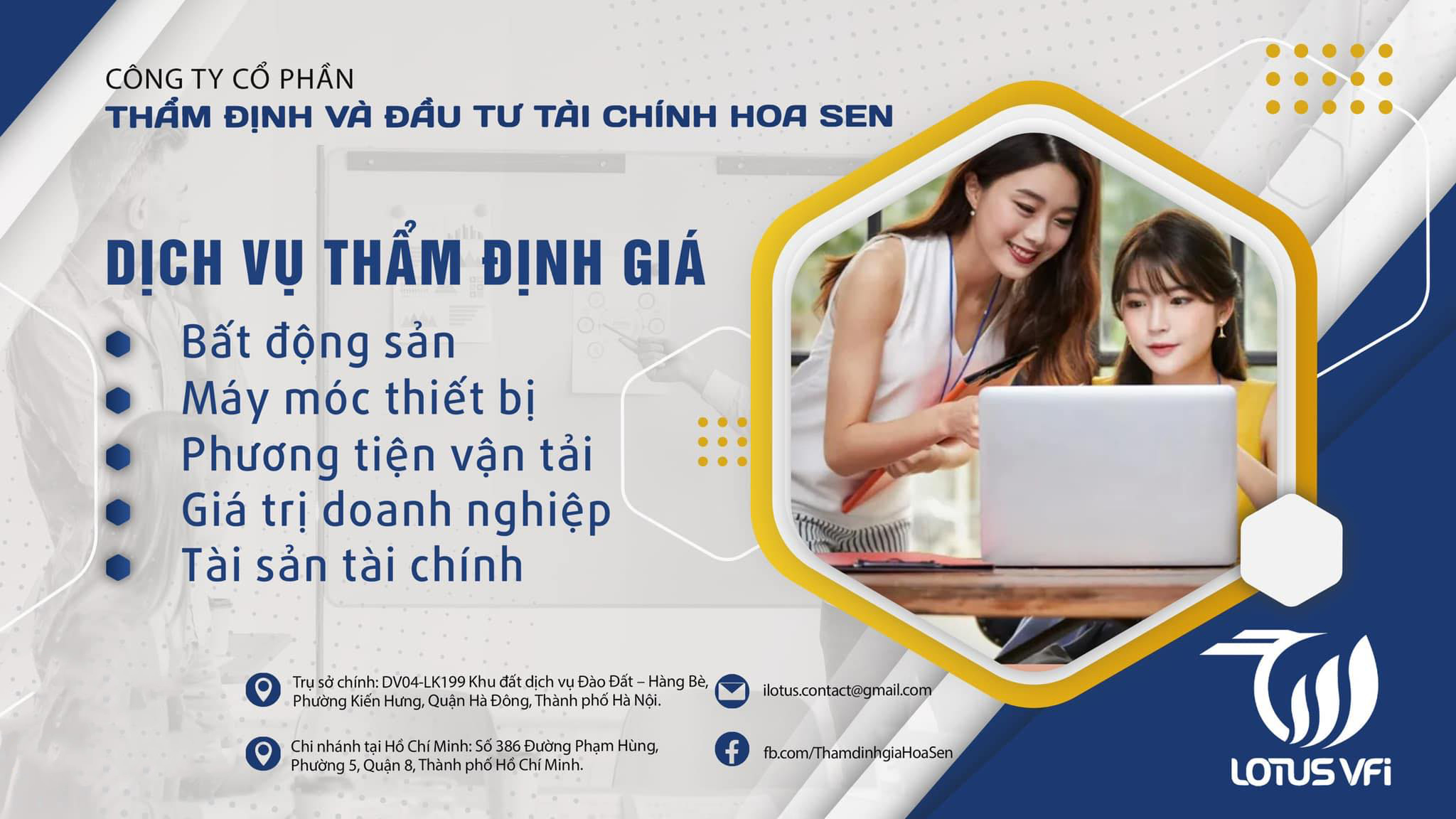 Công Ty Cổ Phần Thẩm Định Và Đầu Tư Tài Chính Hoa Sen (LOTUS VFi) - Dịch Vụ Thẩm Định Uy Tín