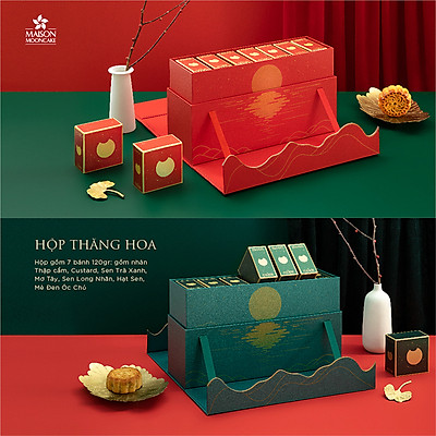 Bánh Trung Thu Maison Mooncake - Hộp Thăng Hoa