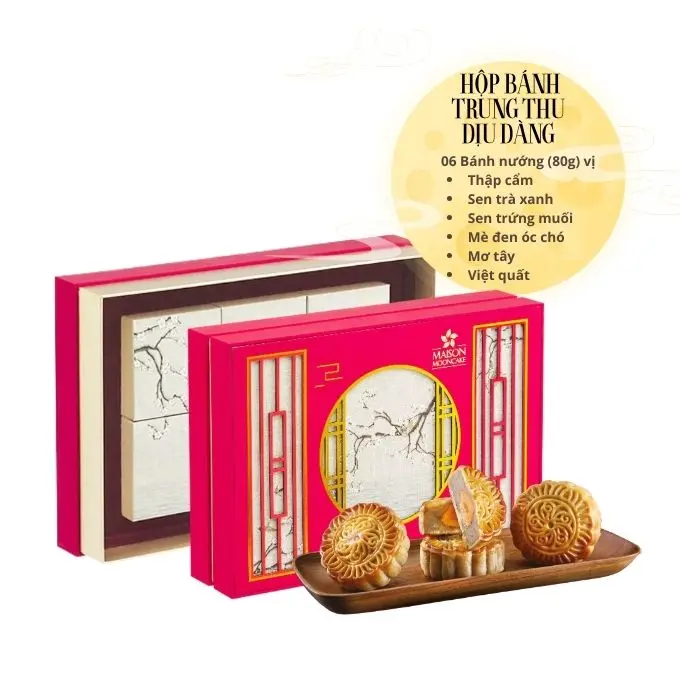 Bánh Trung Thu Maison Mooncake - Hộp Dịu Dàng