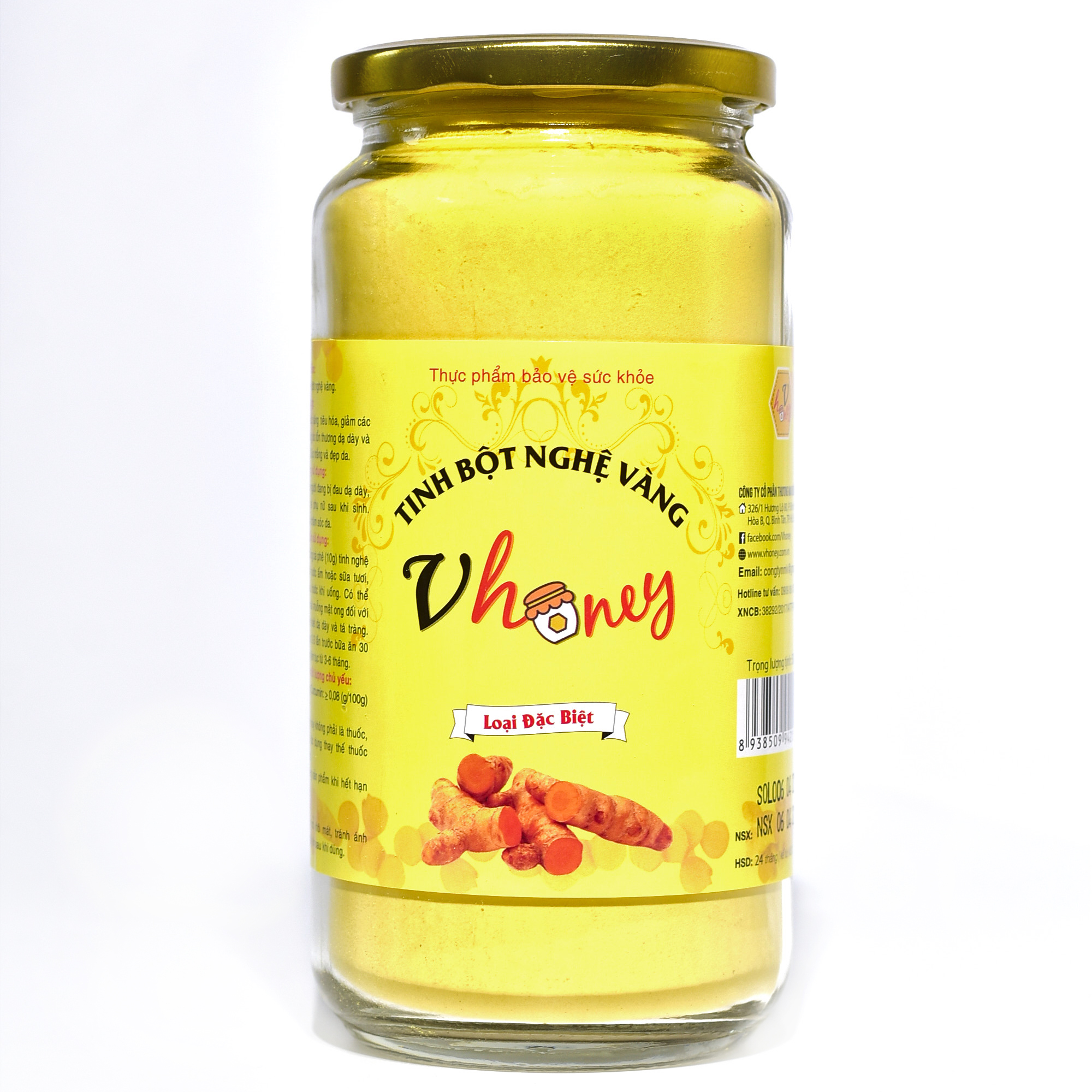 Tinh Bột Nghệ Vhoney – Tốt Cho Sức Khỏe Và Chăm Sóc Sắc Đẹp