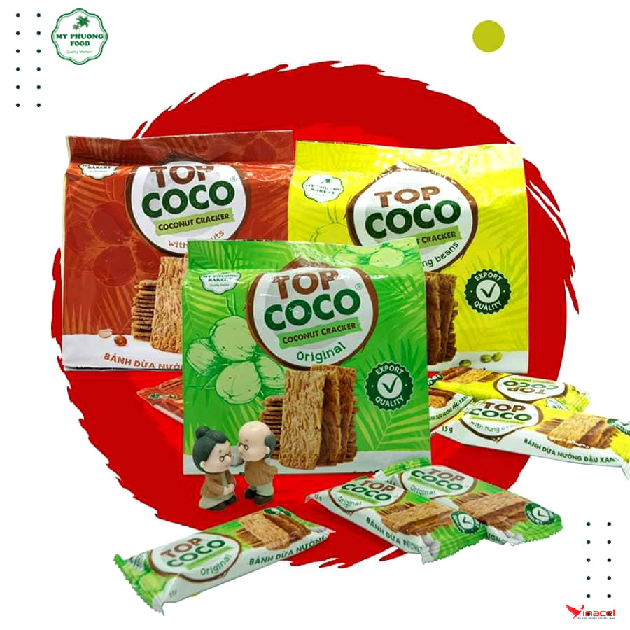 Bánh Dừa Nướng TOPCOCO 170g Mỹ Phương Food – OCOP 4 Sao Đà Nẵng