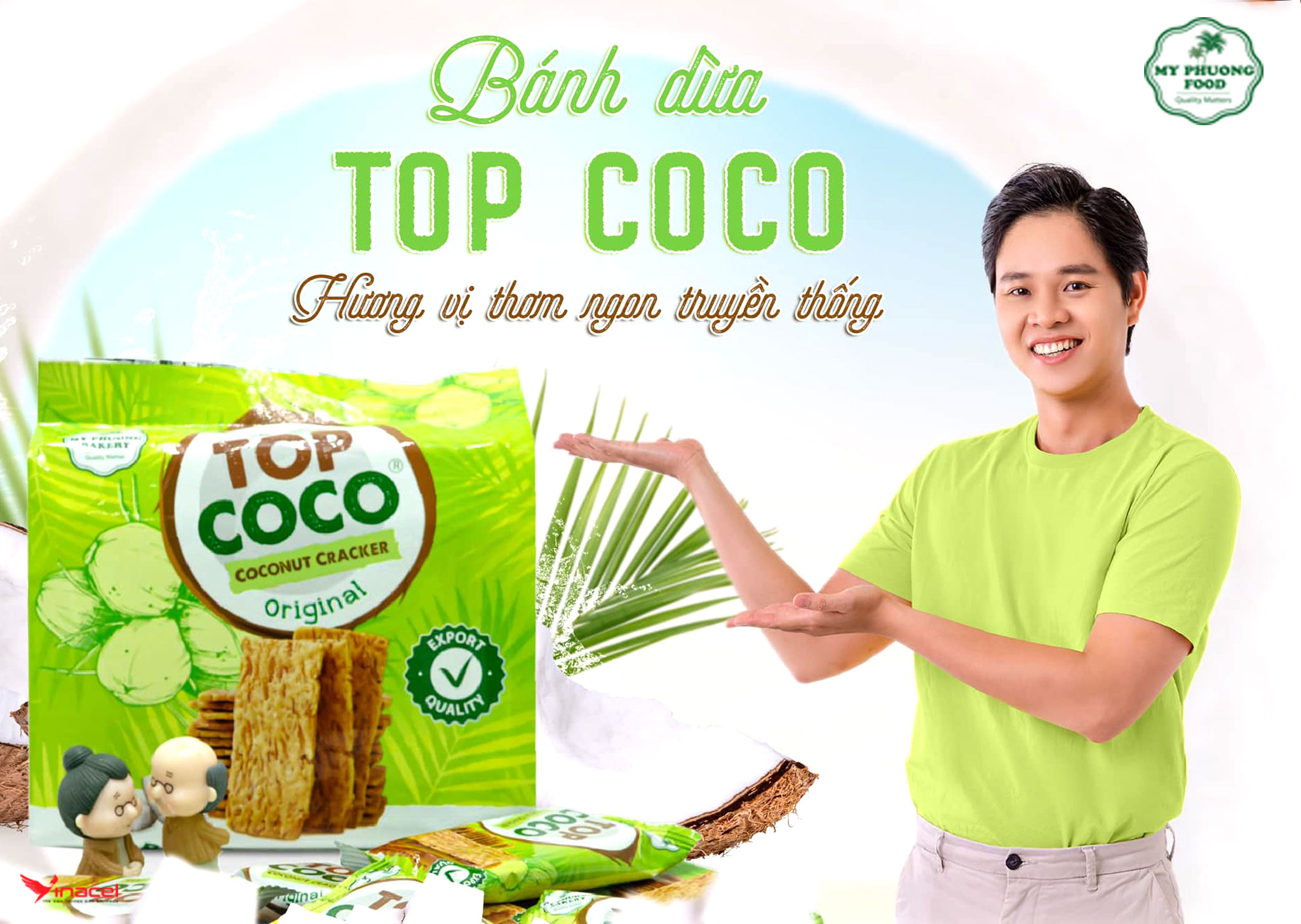 Bánh Dừa Nướng TOPCOCO 170g Mỹ Phương Food Có Ngon Không?