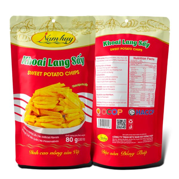 Khoai Sấy 3 Vị Nam Huy - OCOP 5 Sao tỉnh Đồng Tháp