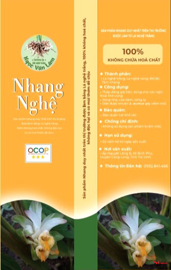 Nhang Nghệ Ngọc Văn Lâm – OCOP 3 Sao Trà Vinh