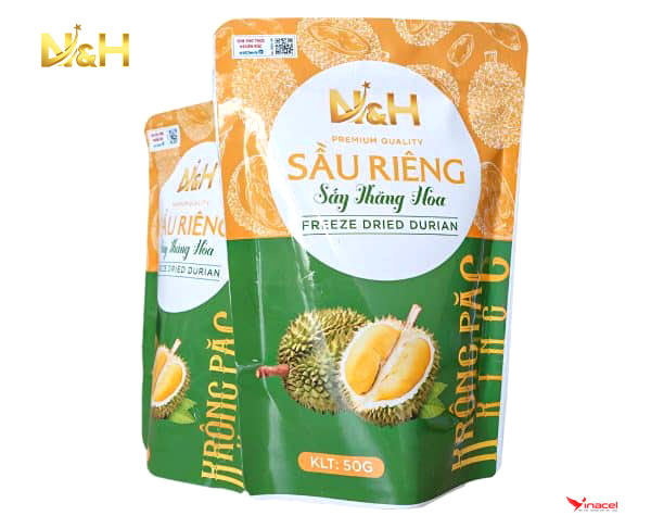 Sầu Riêng Sấy Thăng Hoa N&H - OCOP 3 Sao Đắk Lắk