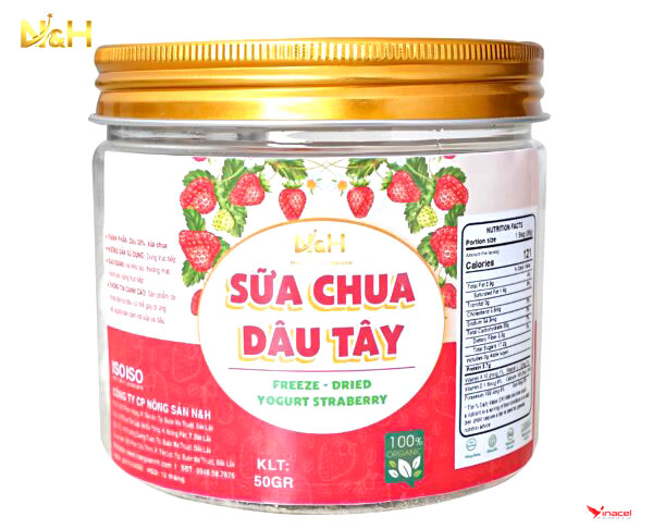 Sữa Chua Khô Dâu Tây N&H - OCOP 3 Sao Đắk Lắk