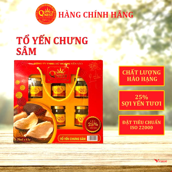 Tổ Yến Chưng Sâm Nữ Hoàng Yến Sào Đắk Lắk Giá Sỉ