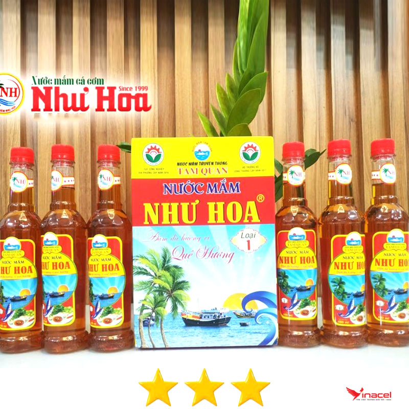 Nước Mắm Như Hoa Thùng 6 Chai - OCOP 4 Sao Bình Định