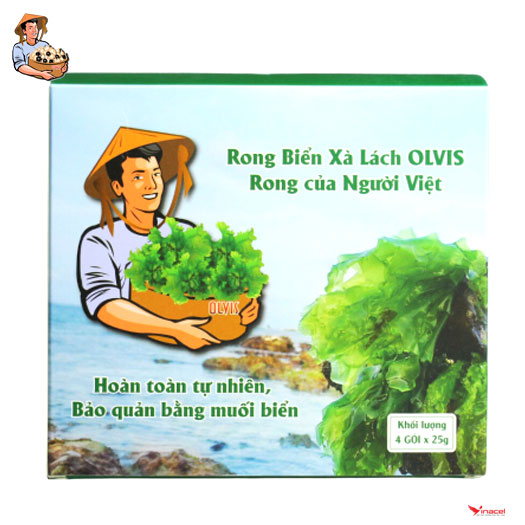 Rong Xà Lách Lý Sơn Sấy Lạnh OLVIS - OCOP 3 Sao Quảng Ngãi