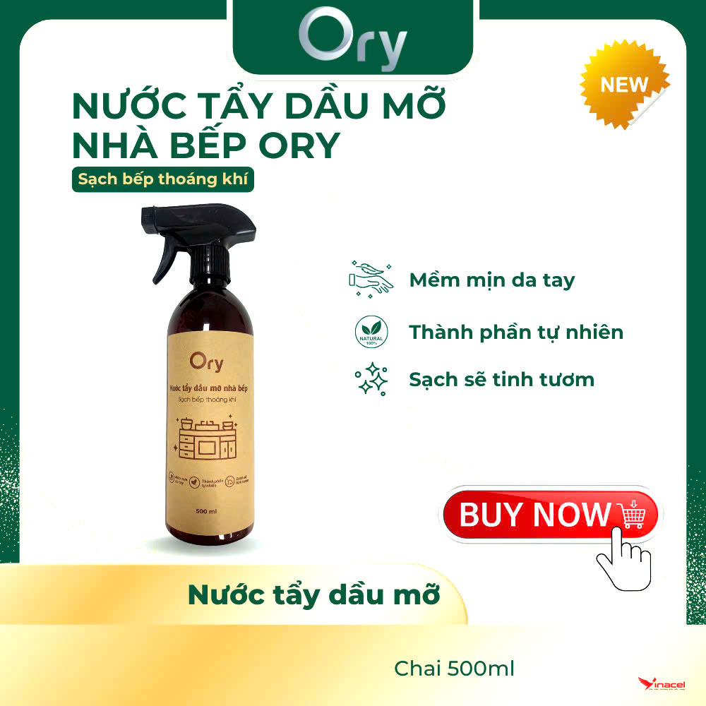 Nước Tẩy Dầu Mỡ Nhà Bếp ORY - Thân Thiện Với Môi Trường