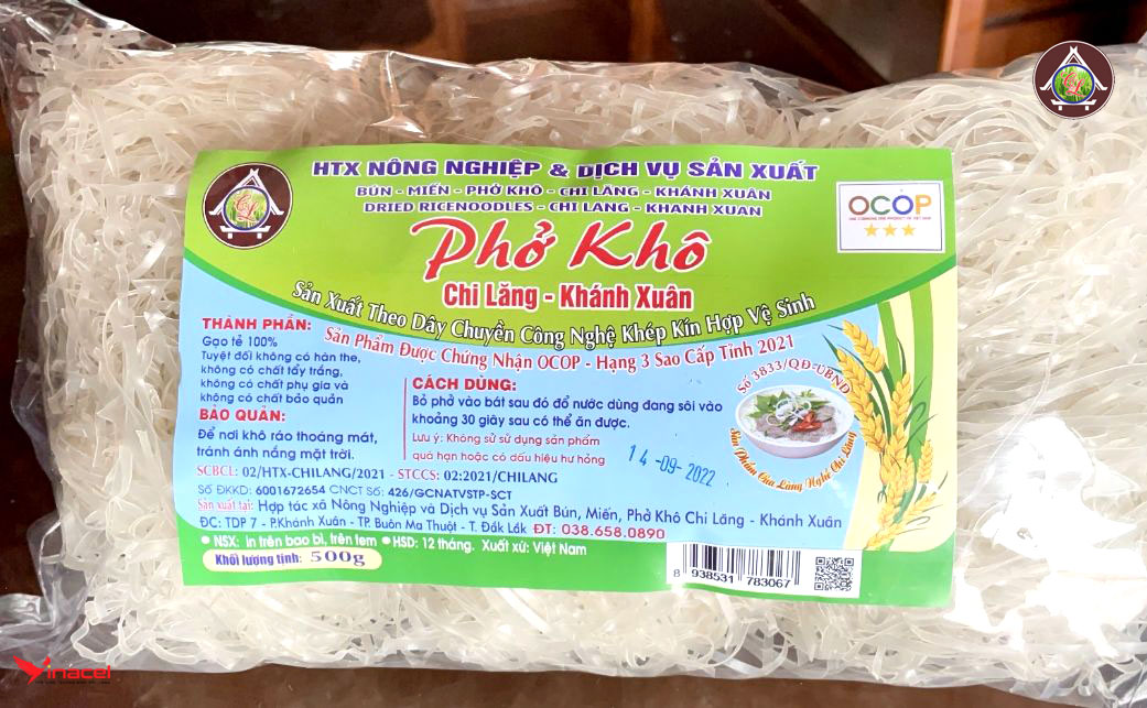 Phở Khô Chi Lăng Khánh Xuân – OCOP 3 Sao Đắk Lắk