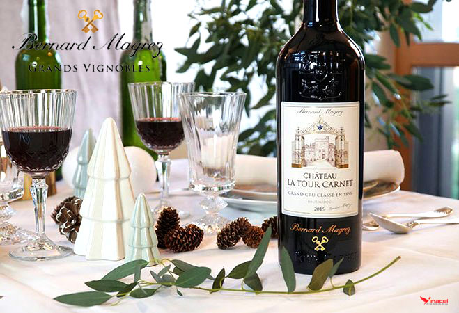 Rượu Vang Đỏ Chateau La Tour Carnet 2019 Bernard Magrez Chính Hãng