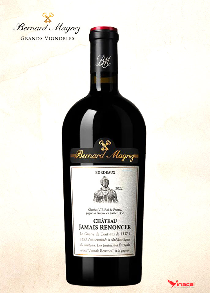 Rượu Vang Đỏ Chateau Jamais Renoncer Bordeaux 2020 - Bernard Magrez