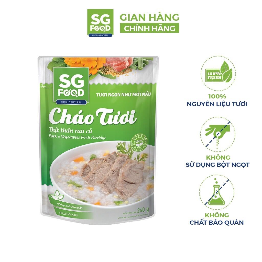 Cháo Tươi Thịt Thăn Rau Củ Sài Gòn Food Mua Ở Đâu Đúng Giá, Đúng Chất Lượng? Tốt Không?