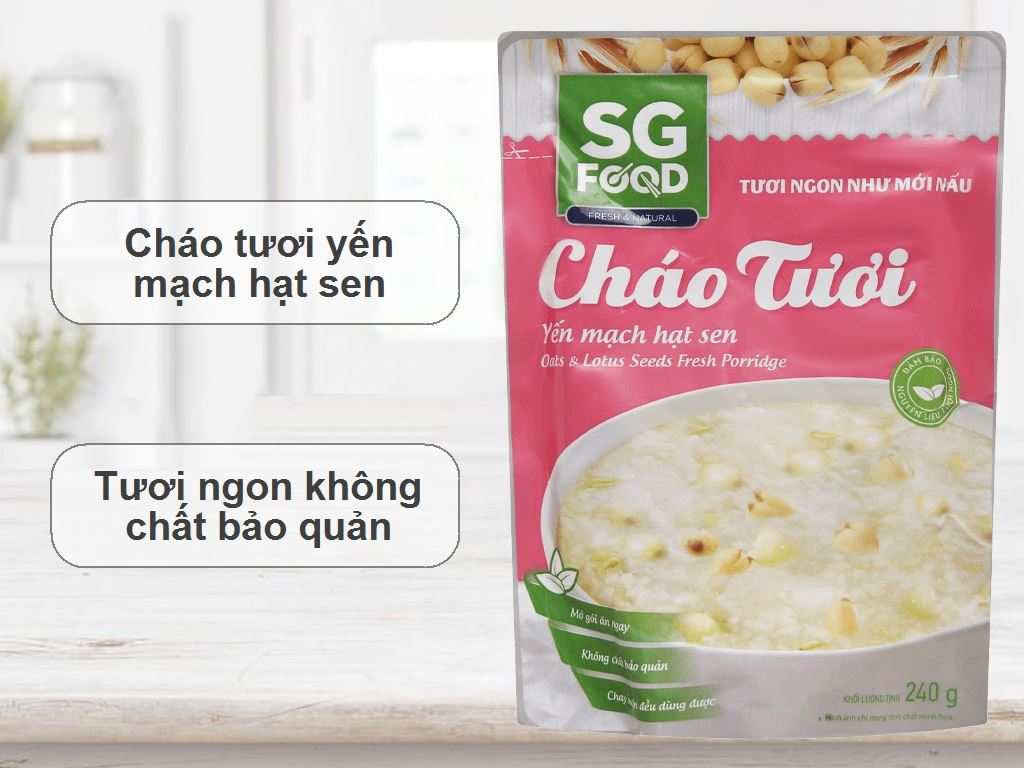 Cháo Tươi Yến Mạch Hạt Sen Sài Gòn Food Mua Ở Đâu Uy Tín Chất Lượng? Có Ngon Không?