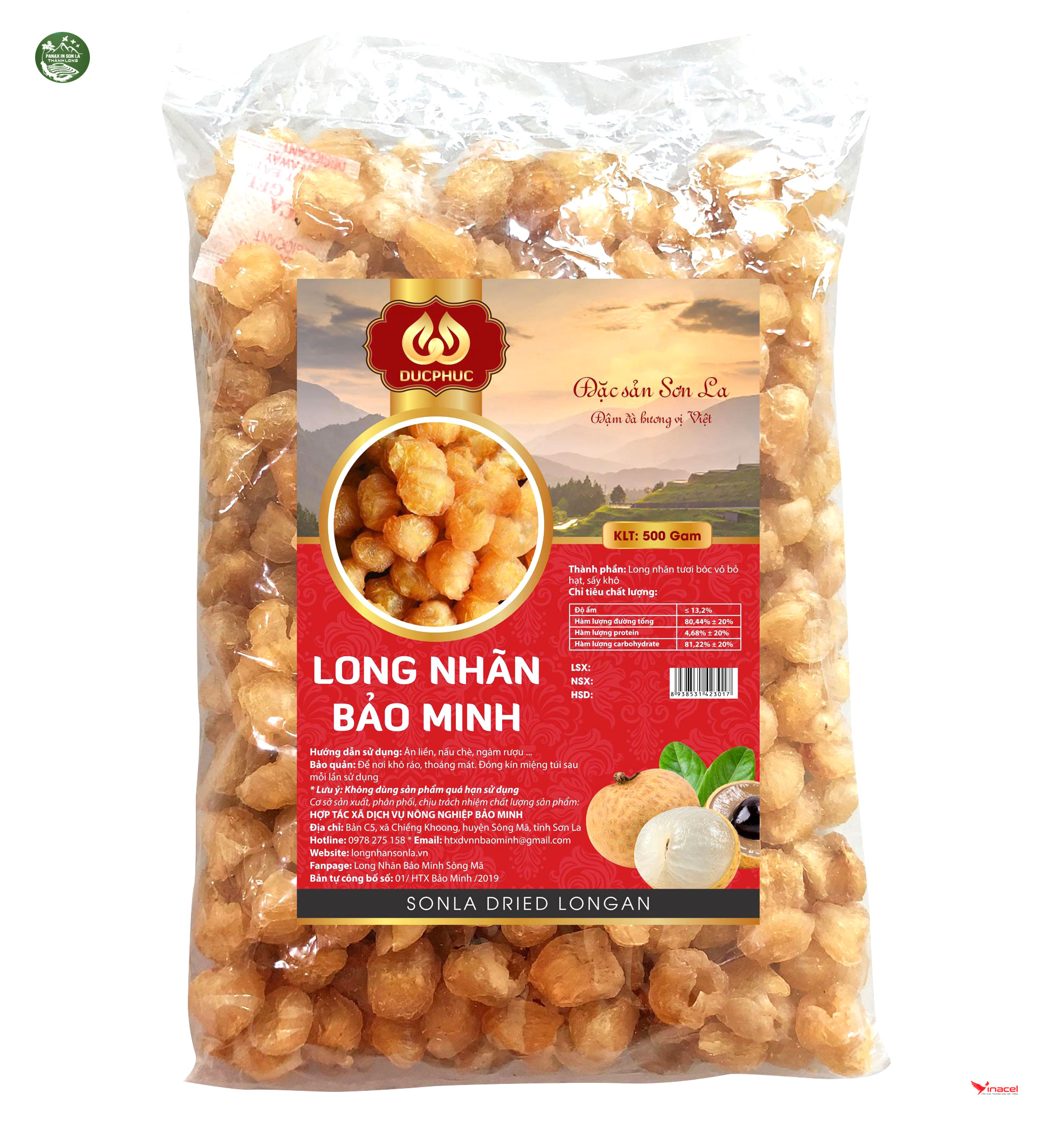 Long Nhãn Bảo Minh Thành Long - OCOP 4 Sao Sơn La