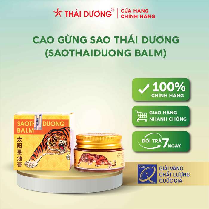 Cao Gừng Sao Thái Dương - Chăm Sóc Sức Khỏe Xương Khớp