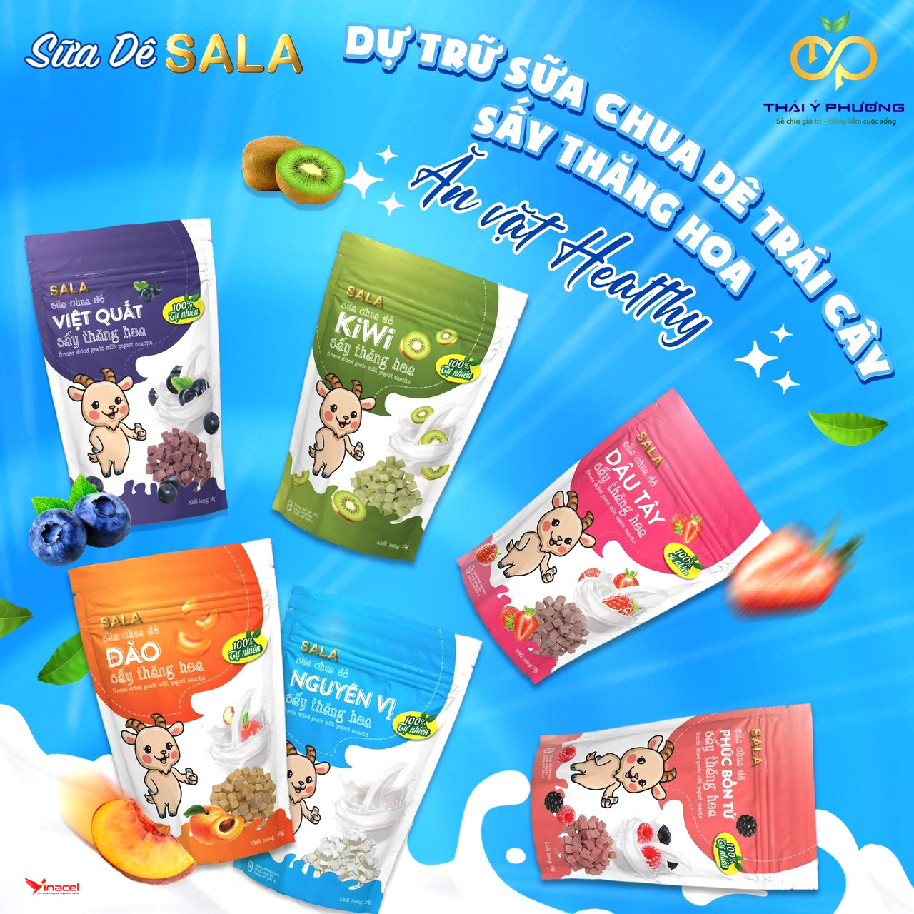 Sữa Chua Dê Sấy Thăng Hoa SALA – OCOP 4 Sao Long An