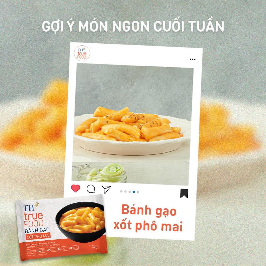 Bánh Gạo Mozzarella Xốt Phô Mai TH True Food Có Ngon Không? Mua Ở Đâu Chất Lượng, Đúng Giá?