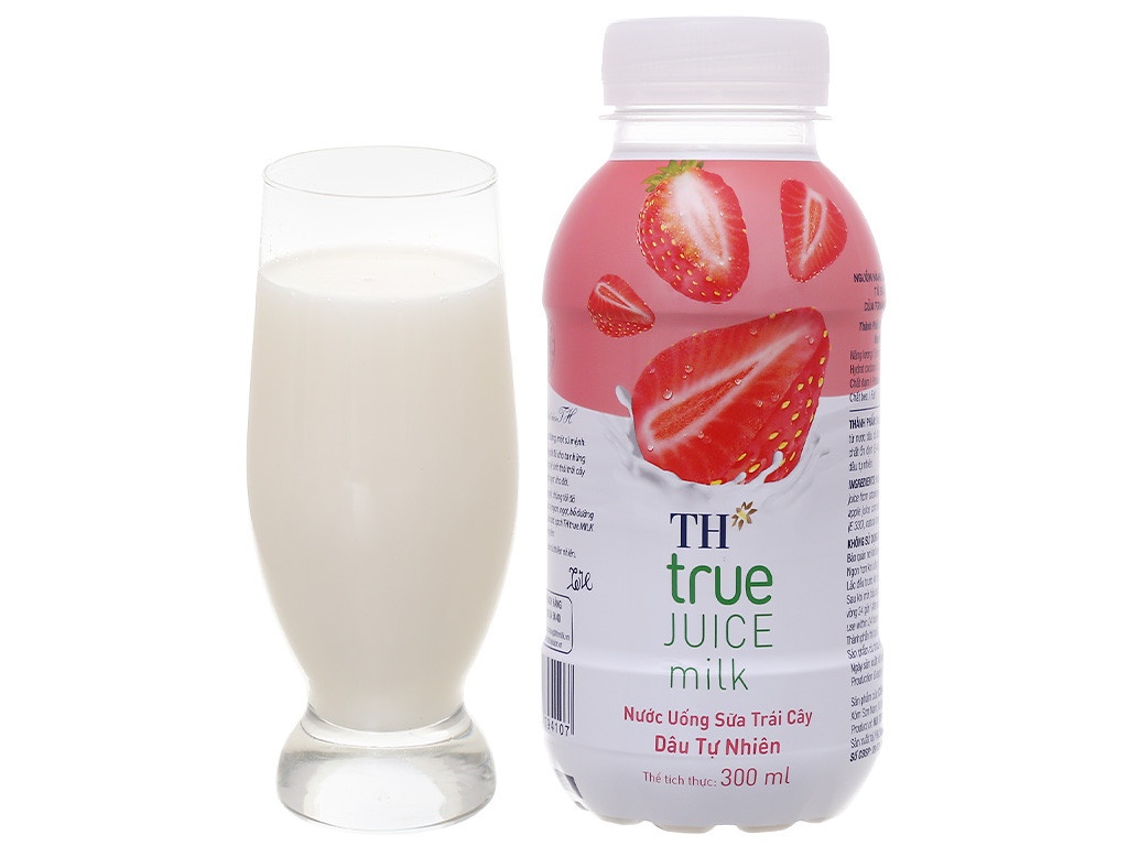 Nước Uống Sữa Trái Cây TH True Juice Milk - Khoáng Chất Hoàn Toàn Từ Thiên Nhiên