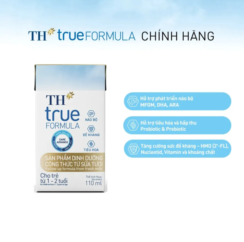 TH True Formula - Sản Phẩm Dinh Dưỡng Công Thức Từ Sữa Tươi Cho Trẻ Từ 1 – 2 Tuổi