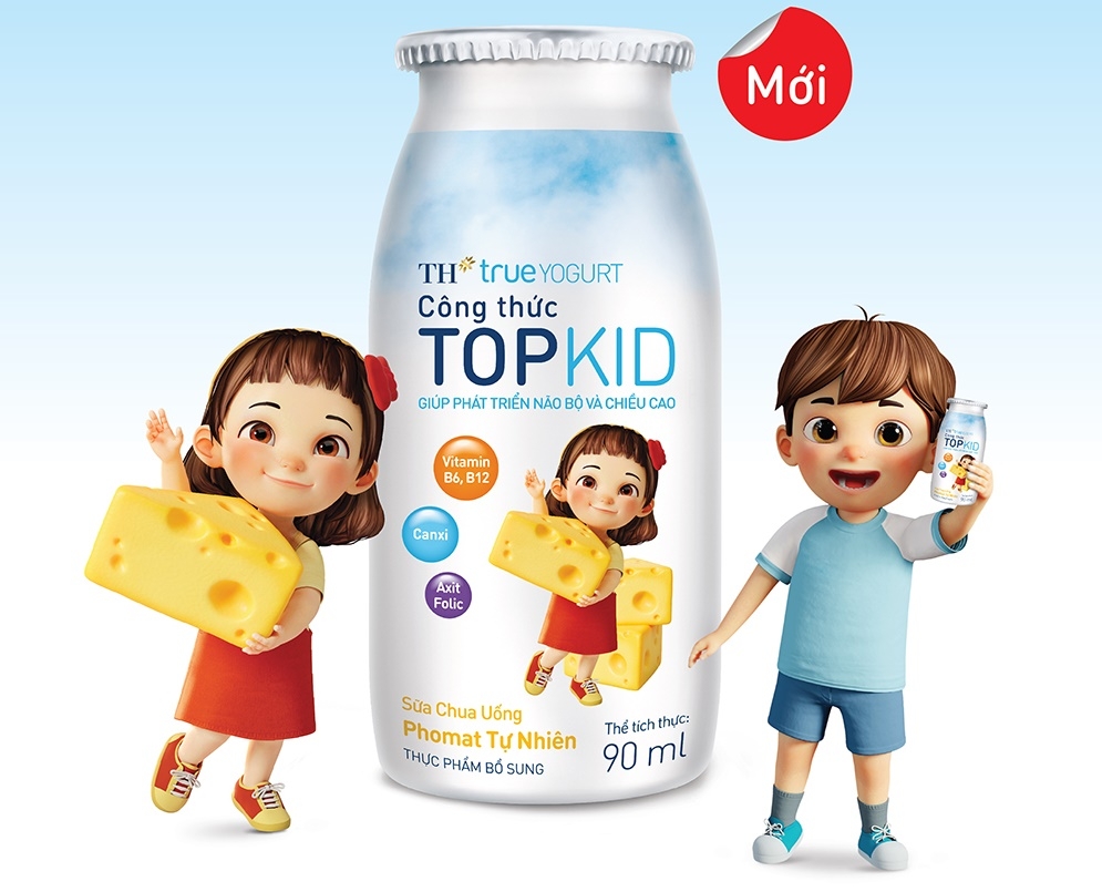 Sữa Chua Uống Phomat Tự Nhiên TOPKID 90ml TH True Milk Ngon Không? Mua Ở Đâu Chính Hãng?