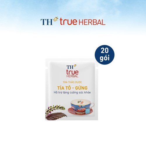 Trà Tía tô – Gừng TH True Herbal - Giảm Cảm Lạnh, Ho, Sốt