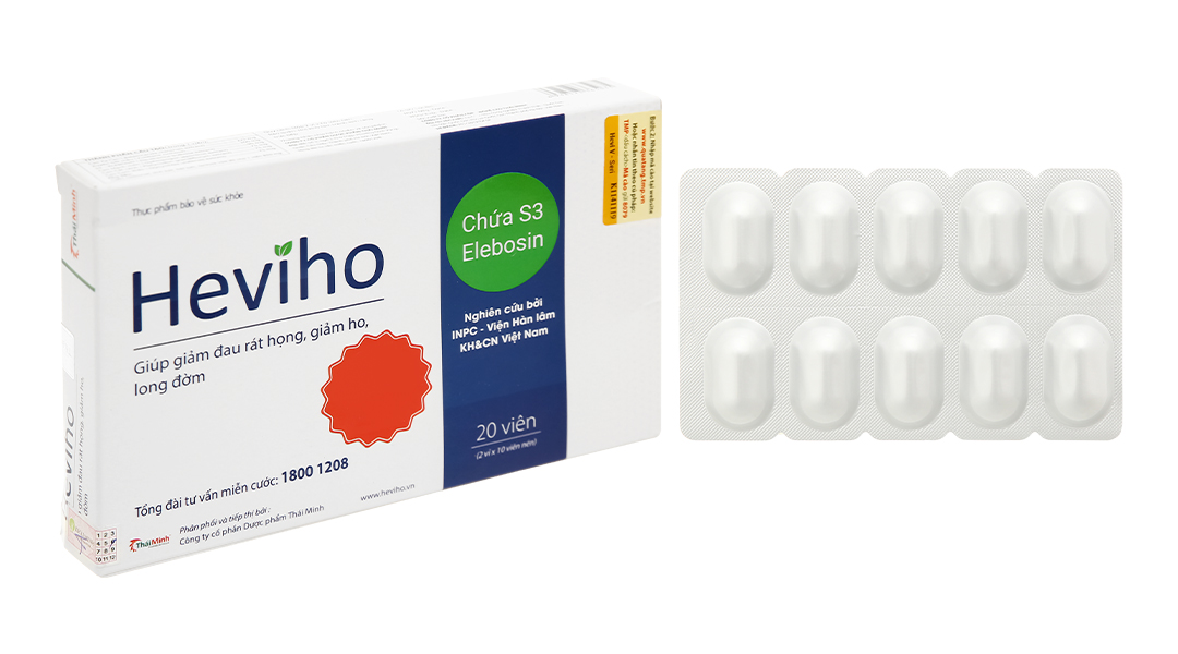 TPBVSK Heviho Thái Minh Pharma - Giúp Giảm Các Triệu Chứng Viêm Đường Hô Hấp