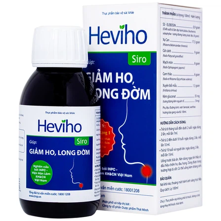 TPBVSK Siro Heviho Thái Minh Pharma – Giúp Giảm Ho, Long Đờm