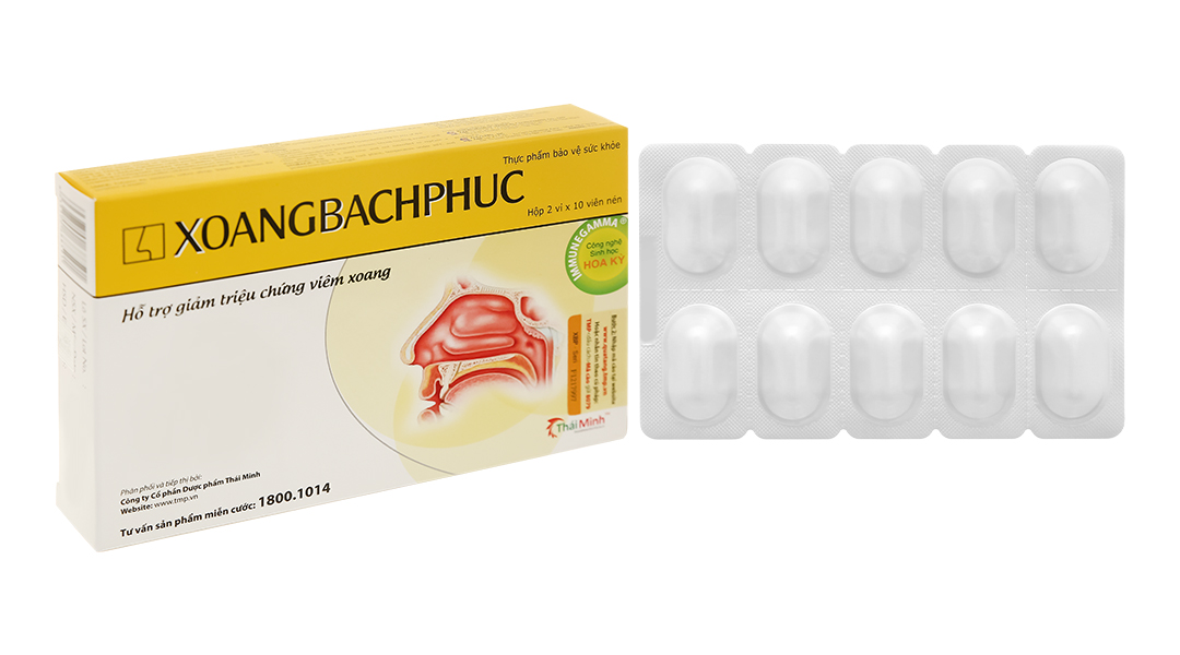 TPBVSK XOANGBACHPHUC Thái Minh Pharma - Hỗ Trợ Điều Trị Viêm Xoang, Viêm Mũi Di Ứng