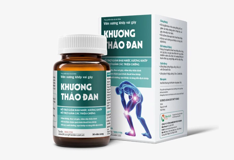 TPBVSK Viên Xương Khớp Khương Thảo Đan Thái Minh Pharma - Hỗ Trợ Làm Trơn, Giảm Đau Và Phục Hồi Sụn Khớp