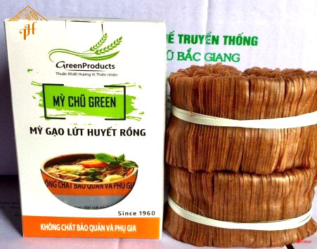 Mỳ Gạo Lứt Huyết Rồng Thuận Hương - Biển Xanh Mart