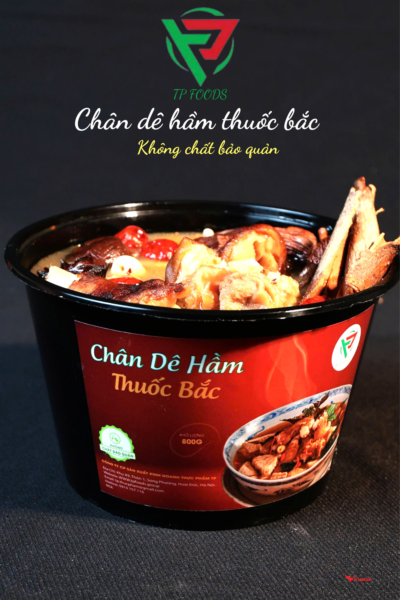 Chân Dê Hầm Thuốc Bắc TP FOODS – Biển Xanh Mart