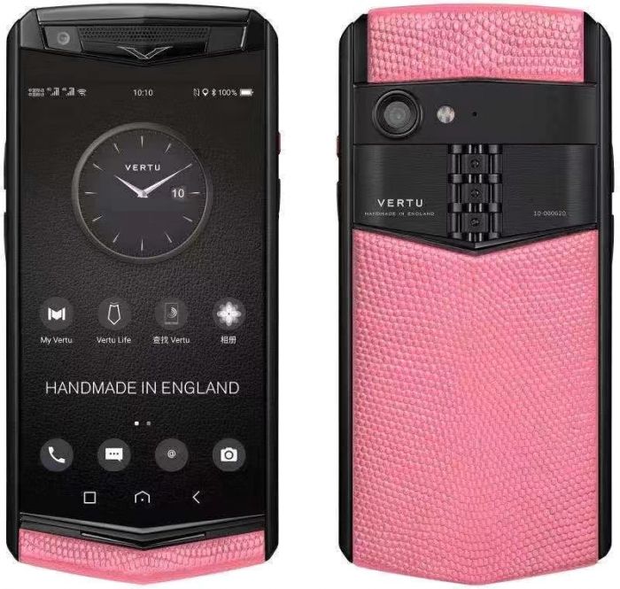 Điện Thoại Vertu Aster P Gothic Peach Pink Lizard - Sang Trọng Tinh Tế