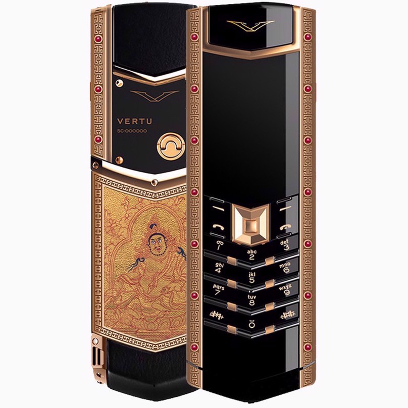 Điện Thoại Vertu Signature V Thang-Ga Pure Gold AMITAYUS - Siêu Sang Bậc Nhất Thế Giới