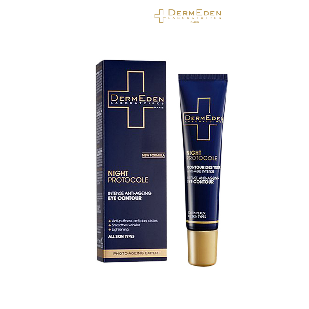 DERMEDEN Night Protocole Intense Eye Contour Saforelle– Kem Chống Lão Hóa Da Vùng Mắt Dùng Ban Đêm