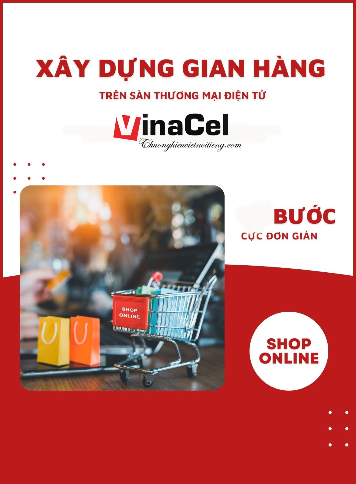 Cách Xây Dựng Gian Hàng Trên Sàn TMĐT Vinacel