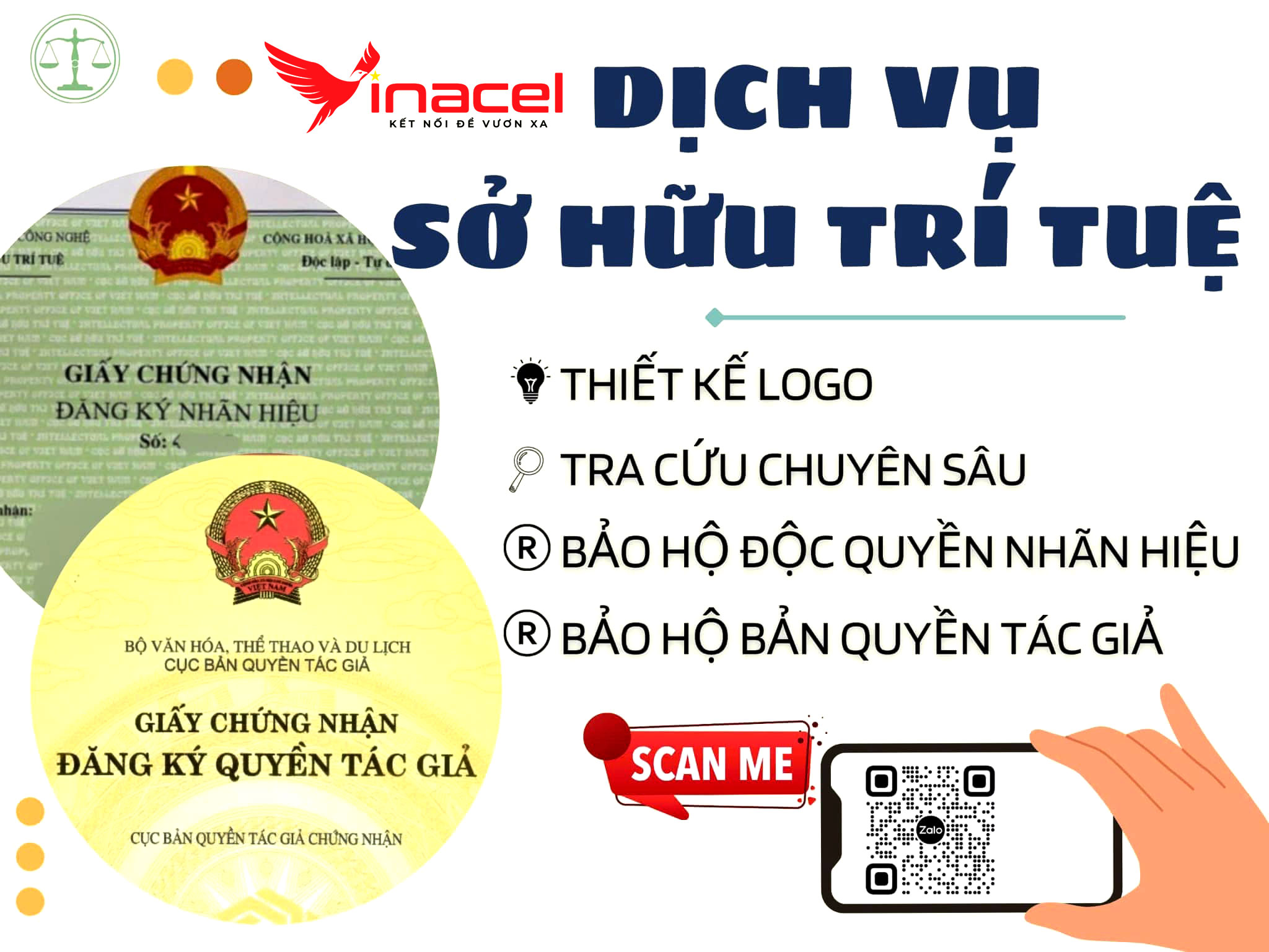 Vinacel Nhận: Thiết Kế Logo, Đăng Ký Bảo Hộ Nhãn Hiệu